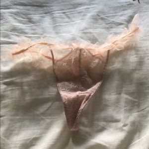 NWOT Tulle and Lace VS Thong